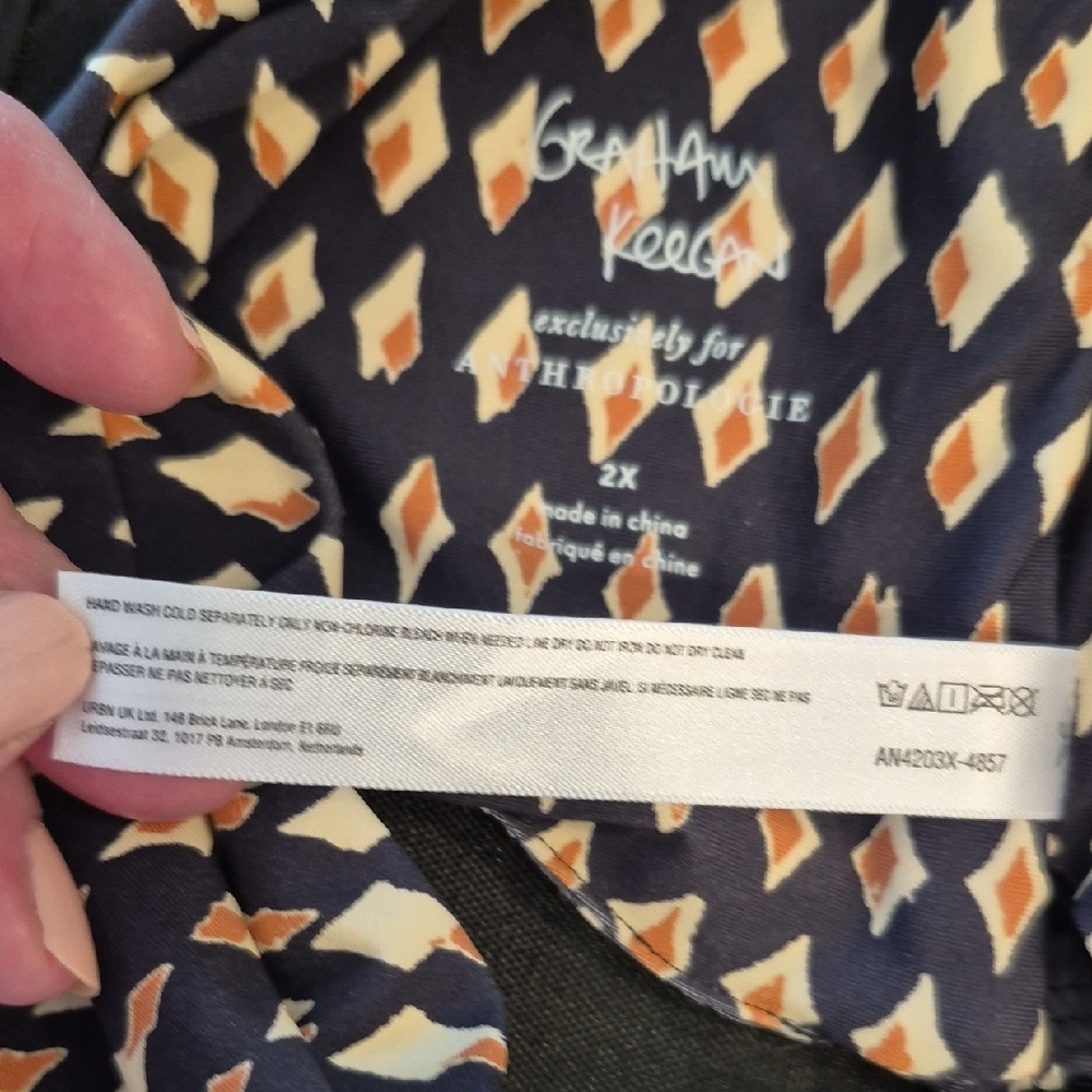 Graham Keegan Patterned Strapless Bikini Top From Anthropologie 2x - Picture 6 of 10
